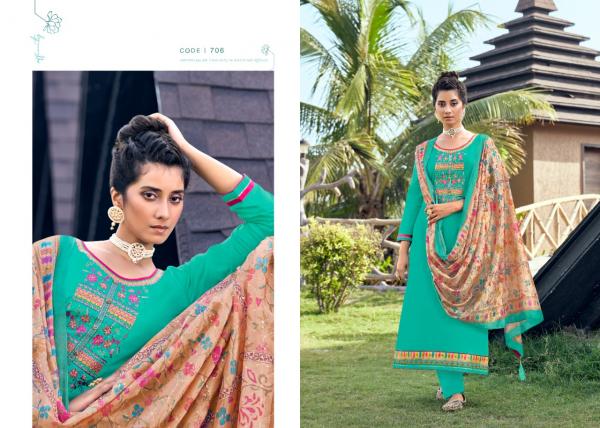 Triple A Kainath Silk Designer Embroidery Salwar 